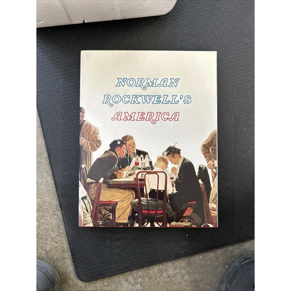1976 Vintage  - Norman Rockwell's America (Hardcover) Coffee Table Book